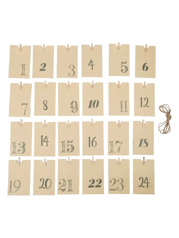 Small Foot Papiertüten-Adventskalender Zum Befüllen 1