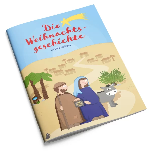 Yoamo Spiel-Krippe Inkl. Adventskalender Mit 24 Holzfiguren 7